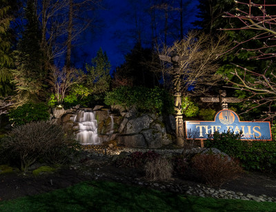 The Falls at Snomish Cascade- falls in the garden