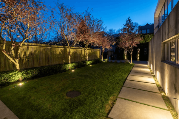 Capitol Hill Tri-Level Residence- Pathway in the lawn area