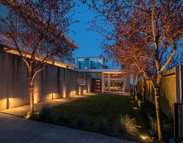 Capitol Hill Tri-Level Residence-pathway on the lawn