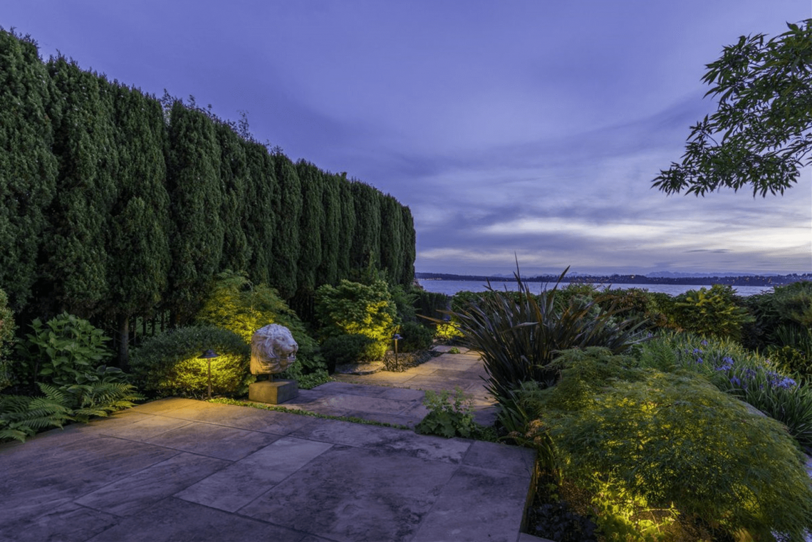 Carillon Point- pine trees  on the sea view