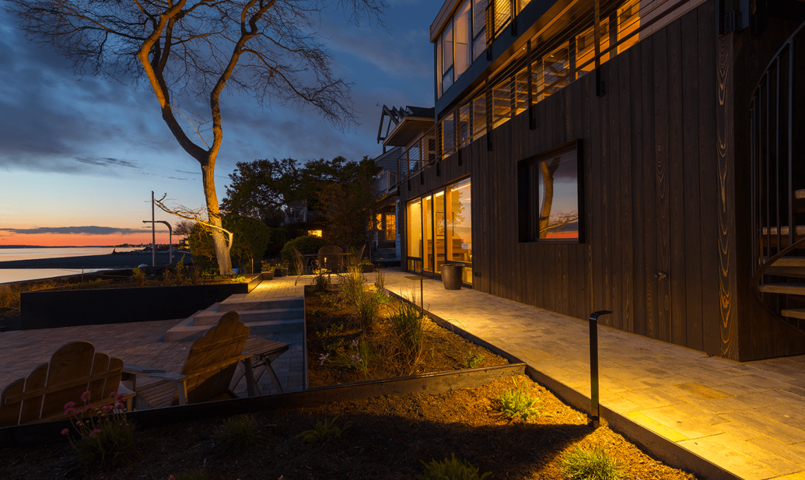 West Seattle-steps down to sea view