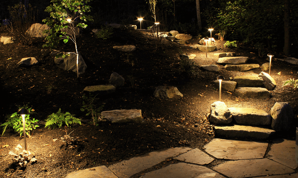 Juanita Hillside-pathway with lights