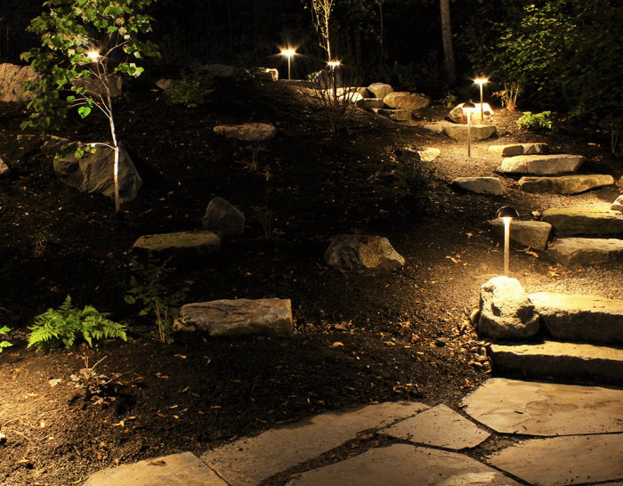 Juanita Hillside-pathway with lights