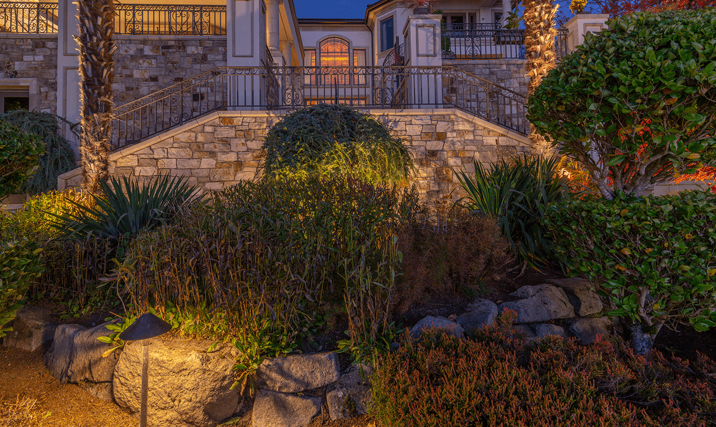 Lake Washington Home-plants near entrance