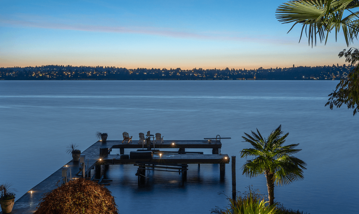 Lake Washington Home-sea view with dock
