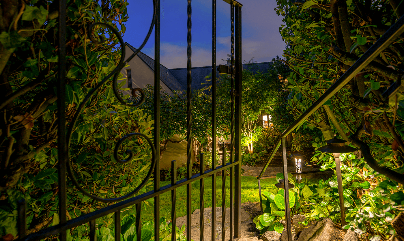 Laurelhurst property- railings near lawn