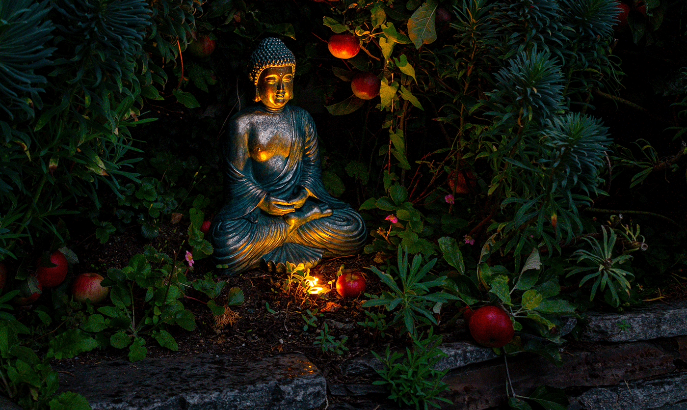 Laurelhurst property- Statue of Budha