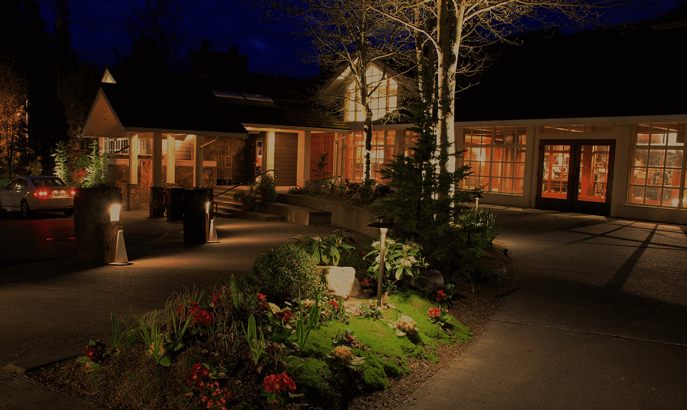 Salish Lodge- Aisle garden