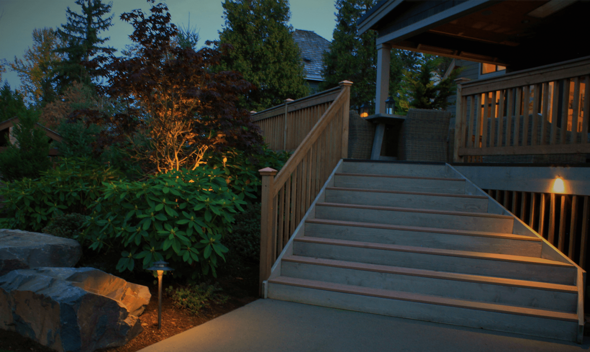 Sammamish Plateau-stairs going up