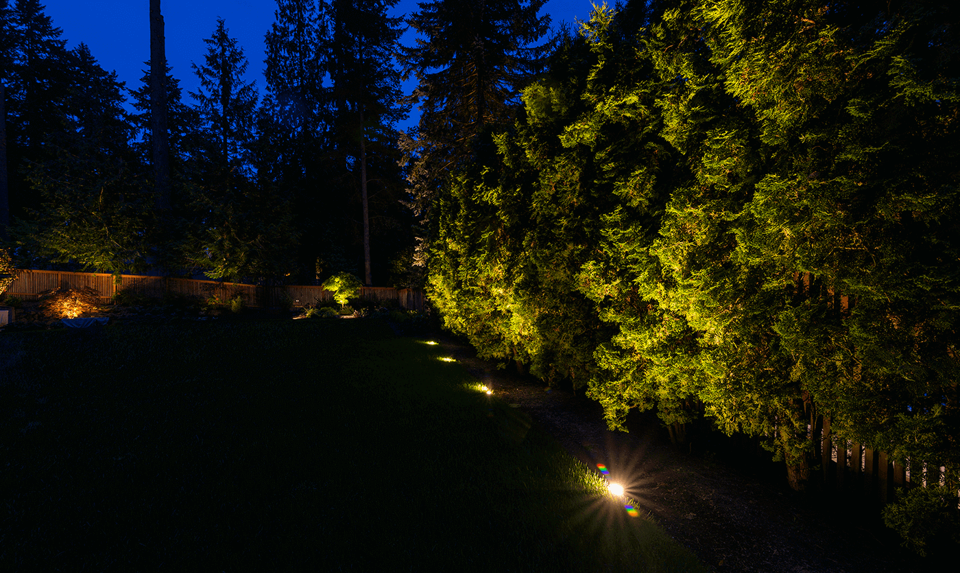 Mercer Island- garden lights design