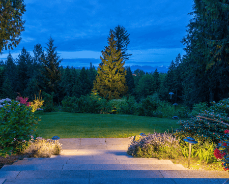Snohomish Residence- steps down to lawn